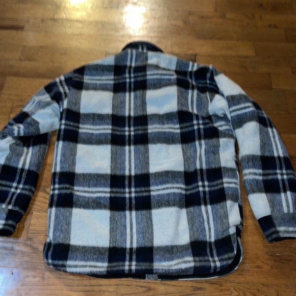 Vintage Briarcliff Sportswear Austria PileLined Wool Plaid ButtonUp M38/40 - Picture 6 of 11